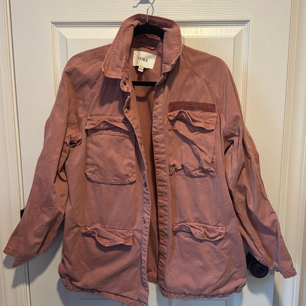 Pistola Blush Oversized utility jacket